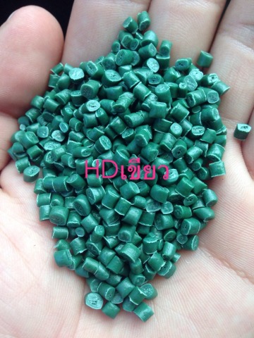 เม็ดพลาสติกรีไซเคิล HDPE เขียว